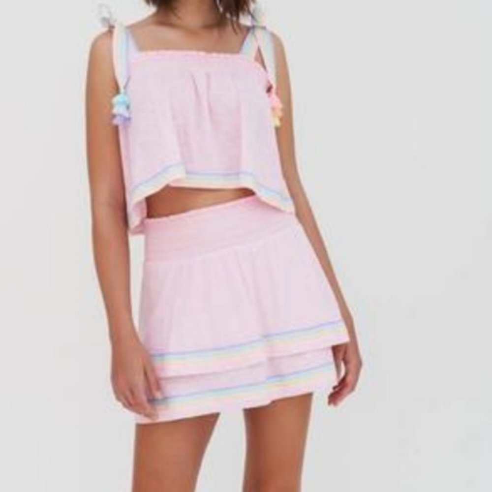 Pitusa Tie-Up Cami And Skirt by Stephanie Gottlieb NWT